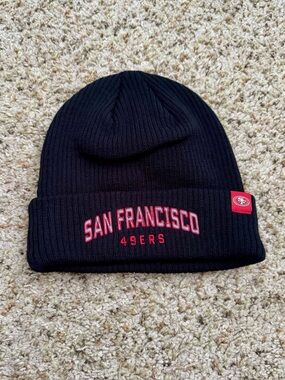 San Francisco 49ers Fanatics Andee Cuffed Beanie - Black